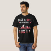 Austin Texas Girl T-Shirt (Vorne ganz)