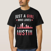Austin Texas Girl T-Shirt (Vorderseite)