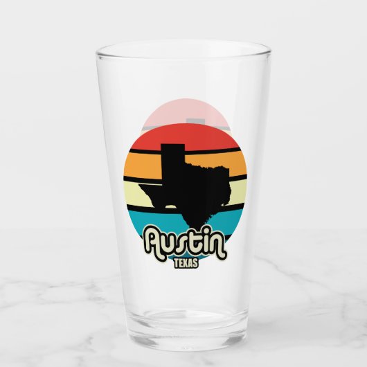Austin, Texas Glas (Vorderseite)
