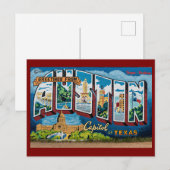 Austin, Texas Greetings Postkarte (Vorne/Hinten)