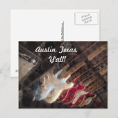 Austin Texas Guitars Guitar Postkarte (Vorne/Hinten)