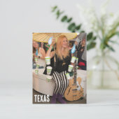 Austin, Texas Halloween Kostüm Party Postkarte (Stehend Vorderseite)