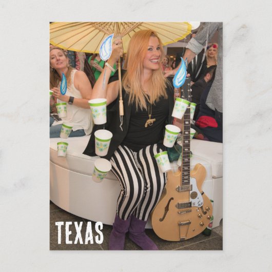 Austin, Texas Halloween Kostüm Party Postkarte (Vorderseite)