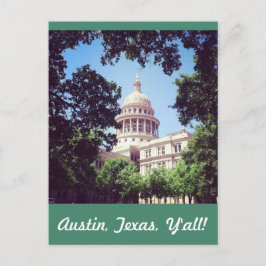 Austin Texas Hauptstadt Gebäude Postkarte
