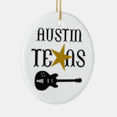 Austin Texas Keramik Ornament (Rechts)