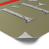 Austin Texas - Kunstdruck Poster (Ecke)