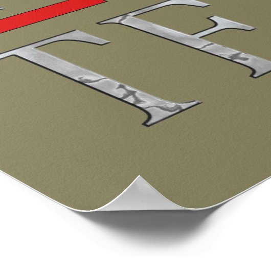 Austin Texas - Kunstdruck Poster (Ecke)