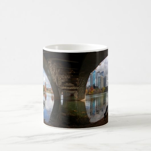 Austin Texas Lady Bird Lake Trail Runner Kaffeetasse (Mittel)