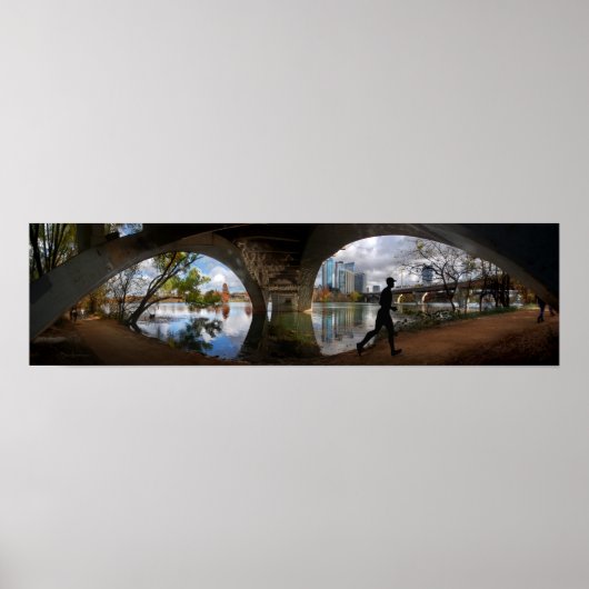 Austin Texas Ladybird Lake Trail Runner Poster (Vorne)