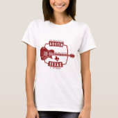Austin Texas Live Music Guitar T-Shirt (Vorderseite)