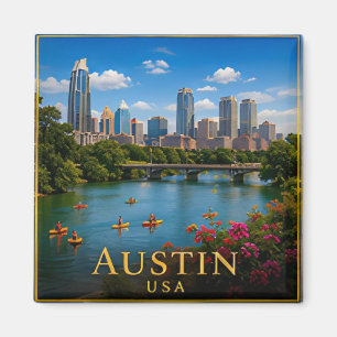Austin Texas Live-Musik und Hill Country Kultur 🗺 Magnet