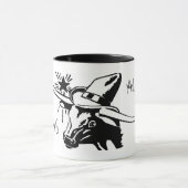 Austin Texas Longhorn Keramik Tasse (Zentrum)
