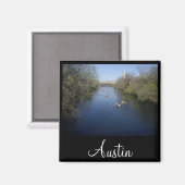 Austin Texas Magnet (Vorderseite/Rückseite)