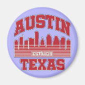 Austin, Texas Magnet (Vorne)