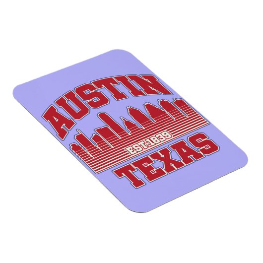Austin, Texas Magnet (Rechte Seite)