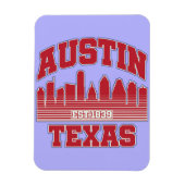 Austin, Texas Magnet (Vertikal)