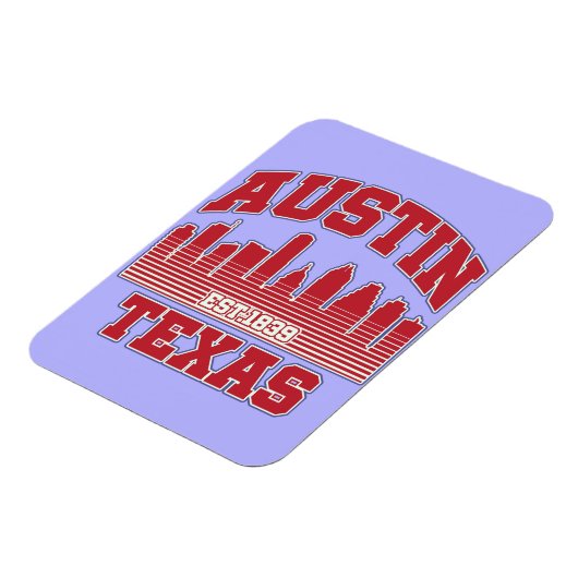 Austin, Texas Magnet (Linke Seite)