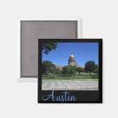 Austin Texas Magnet (Vorderseite/Rückseite)
