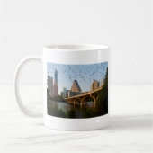 Austin, Texas mit Fledermäuse Kaffeetasse (Links)
