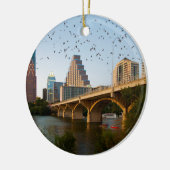 Austin, Texas mit Fledermäuse Keramik Ornament (Links)