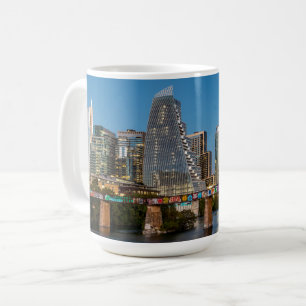 Austin, Texas mit Logo in den Farben der Texas-Fla Kaffeetasse