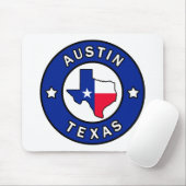 Austin Texas Mousepad (Mit Mouse)