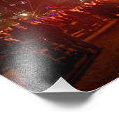 Austin Texas New Years Fire Fotodruck (Ecke)