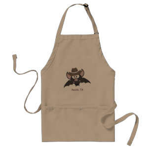 Austin Texas Niedlich Cartoon Cowboy Bat Schürze