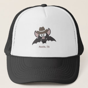 Austin Texas Niedlich Cartoon Cowboy Bat Truckerkappe