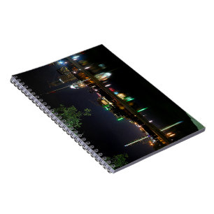 Austin Texas Night Skyline 1 Notizblock