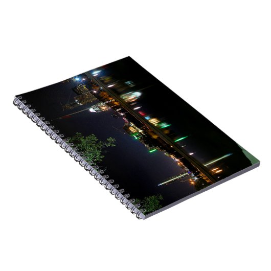 Austin Texas Night Skyline 1 Notizblock (Rechte Seite)