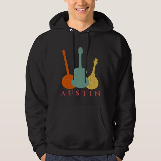 Austin Texas Not Music Hoodie (Vorderseite)