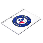 Austin Texas Notizblock (Linke Seite)