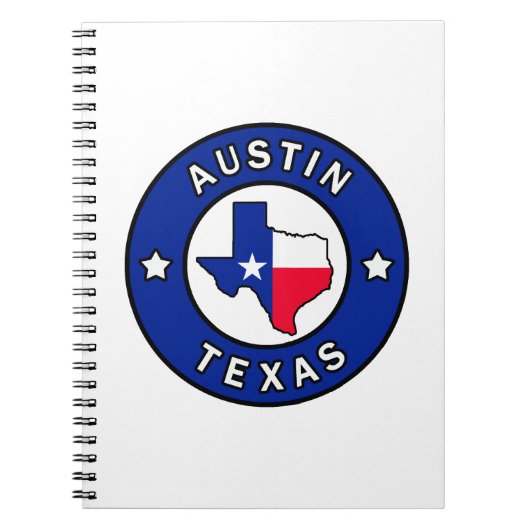 Austin Texas Notizblock (Vorderseite)