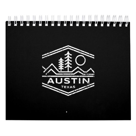 Austin Texas Ohrs Austin TX Outdoors Hiking Kalender (Titelbild)