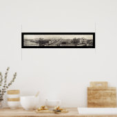 Austin, Texas Panorama Foto 1910 Poster (Küche)