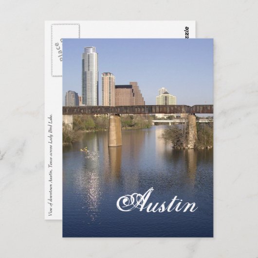 Austin Texas Postcard Postkarte (Vorne/Hinten)