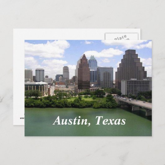 Austin, Texas Postcard Postkarte (Vorne/Hinten)