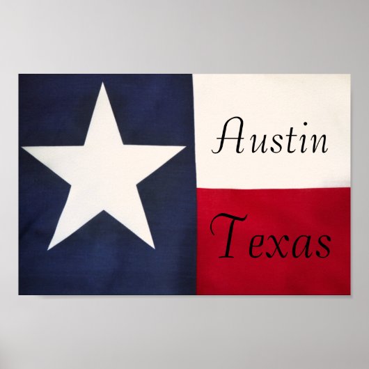 Austin Texas Poster (Vorne)