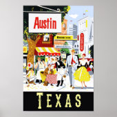 Austin, Texas Poster (Vorne)