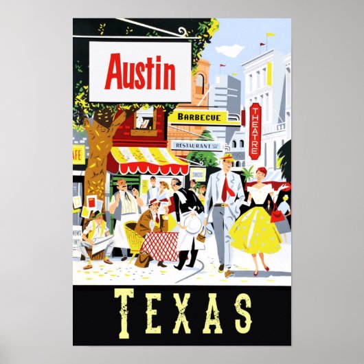 Austin, Texas Poster (Vorne)