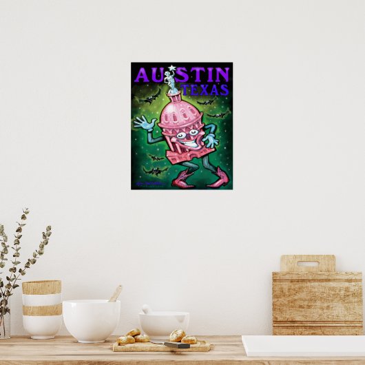 Austin Texas Poster (Küche)