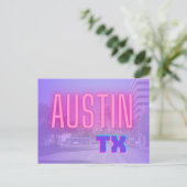 AUSTIN TEXAS POSTKARTE (Stehend Vorderseite)