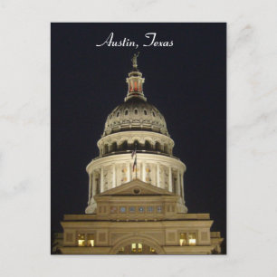 austin texas postkarte