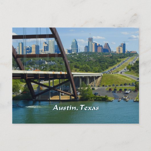 Austin, Texas Postkarte (Vorderseite)