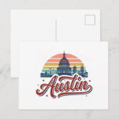 Austin Texas Postkarte (Vorne/Hinten)
