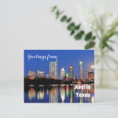 Austin Texas — Postkarte (Stehend Vorderseite)