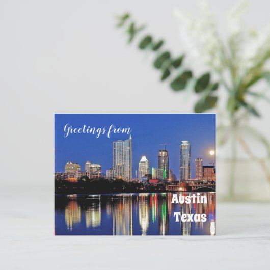Austin Texas — Postkarte (Stehend Vorderseite)