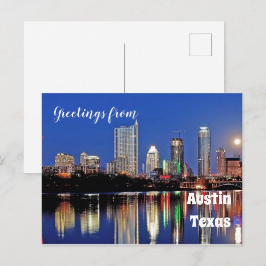 Austin Texas — Postkarte (Vorne/Hinten)