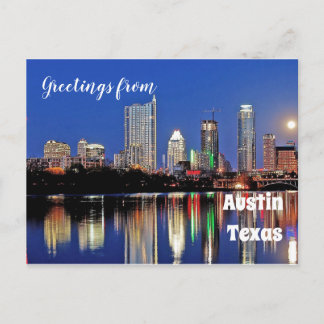Austin Texas — Postkarte